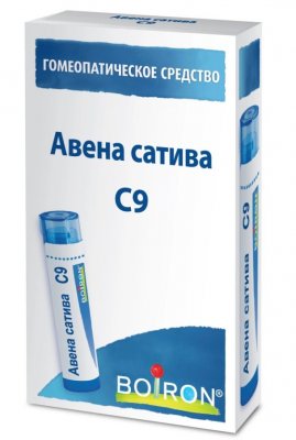 Купить авена сатива с9, гомеопатический монокомпонентный препарат растительного происхождения, гранулы гомеопатические 4 гр в Балахне