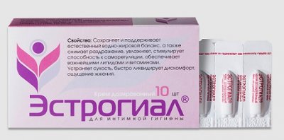 Купить эстрогиал, крем для интимной гигиены, дозированный 10 шт в Балахне