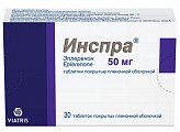 Купить инспра, таблетки, покрытые пленочной оболочкой 50мг, 30 шт в Балахне