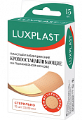 Купить luxplast (люкспласт) пластырь кровоостанавливающий на полимерной основе 72х19мм, 15 шт в Балахне