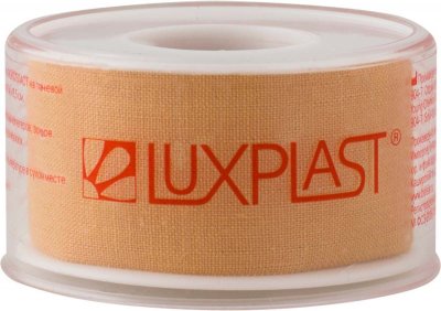 Купить luxplast (люкспласт) пластырь фиксирующий тканевая основа 2,5см х 5м в Балахне