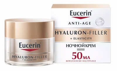 Купить eucerin hyaluron-filler+elasticity (эуцерин) крем для лица ночной 50 мл в Балахне