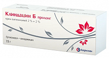 Купить клиндацин б пролонг, крем вагинальный 2%+2%, туба 19г+аппликатор 3шт в Балахне