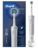 Купить oral-b (орал-би) электрическая зубная щетка vitality pro d103.413.3 тип 3708 с зарядным устройством, тип 3757, белый в Балахне