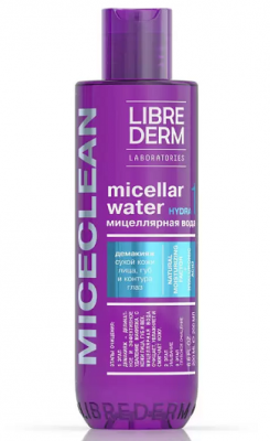 Купить librederm miceclean hydra (либридерм) вода для сухой кожи лица, 200мл в Балахне