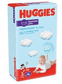 Купить huggies (хаггис) трусики 3 для мальчиков, 7-11кг 58 шт в Балахне