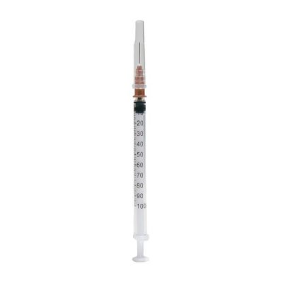 Купить шприц 1мл инекта инсулиновый трехдетальный с иглой 26g (0,45х13мм), 20 шт в Балахне