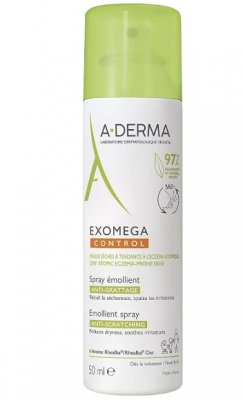 Купить a-derma exomega control (а-дерма) спрей-эмолент для лица и тела смягчающий, 50мл в Балахне