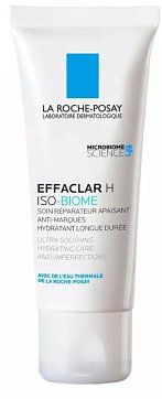 La Roche-Posay Effaclar H Iso-Biome (Ля Рош Позе) успокаивающий восстанавливающий уход против несовершенств, 40мл