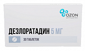 Купить дезлоратадин, таблетки, покрытые пленочной оболочкой 5мг, 30шт от аллергии в Балахне