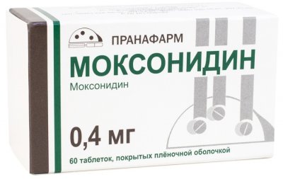 Купить моксонидин, таблетки, покрытые пленочной оболочкой 0,4мг, 60 шт в Балахне