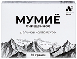 Купить мумие очищенное алтайский нектар, 10г бад в Балахне