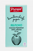 Купить premial (премиал) платочки бумажные трехслойные белые с ароматом зеленого яблока, 10 шт в Балахне