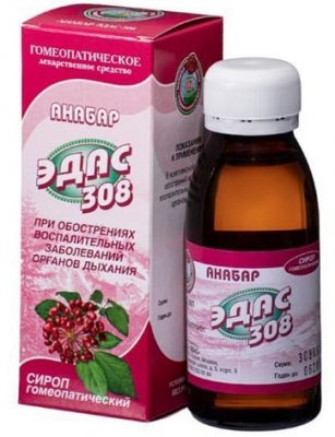 Купить эдас-308 анабар, сироп гомеопатический, 100мл в Балахне