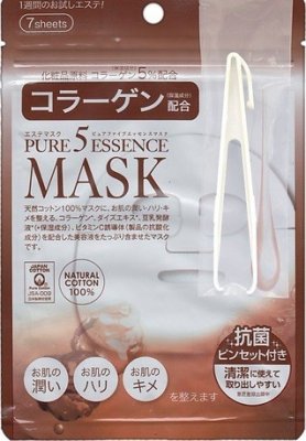 Купить japan gals (джапан галс) маска коллаген pure5 essential, 1 шт в Балахне