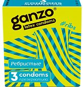 Купить ganzo (ганзо) презервативы рибс 3шт в Балахне