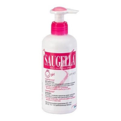 Купить saugella (саугелла) средство для интимной гигиены для девочек с 3 лет girl, 250мл в Балахне