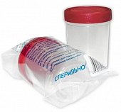 Купить контейнер для биопроб стерильный 100мл, в индивидуальной упаковке в Балахне