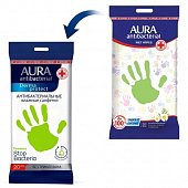 Купить aura (аура) дерма протект салфетки влажные антибактериальные ромашка, 20 шт в Балахне