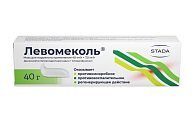 Купить левомеколь, мазь для наружного применения 40 мг/г+7,5 мг/г, 40г в Балахне