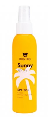 Купить holly polly (холли полли) sunny спрей солнцезащитный для лица и тела spf 50+, 150мл в Балахне