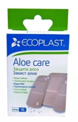 Купить ecoplast aloe care набор полимерных пластырей, 16 шт в Балахне