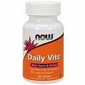 Купить now foods (нау фудс) daily vits комплекс витаминов, таблетки 1252мг, 100 шт бад в Балахне