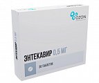 Купить энтекавир, таблетки, покрытые пленочной оболочкой 0,5мг, 30 шт бад в Балахне