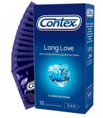 Купить contex (контекс) презервативы long love продлевающие 12шт в Балахне