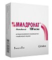 Купить милдронат, раствор для внутривенного, внутримышечного и парабульбарного введения 100мг/мл, ампулы 5мл, 5 шт в Балахне