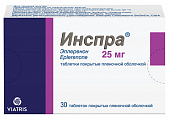 Купить инспра, таблетки, покрытые пленочной оболочкой 25мг, 30 шт в Балахне