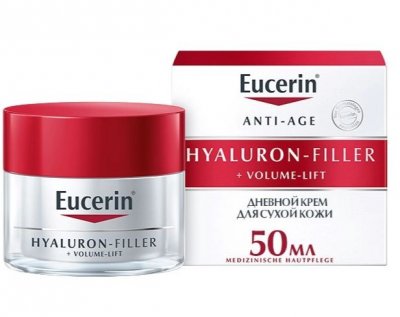 Купить эуцерин (eucerin hyaluron-filler+volume-lift (эуцерин) крем для лица для сухой кожи дневной, 50 мл в Балахне