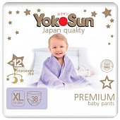 Купить yokosun premium (йокосан) подгузники-трусики размер xl (12-20кг) 38шт в Балахне