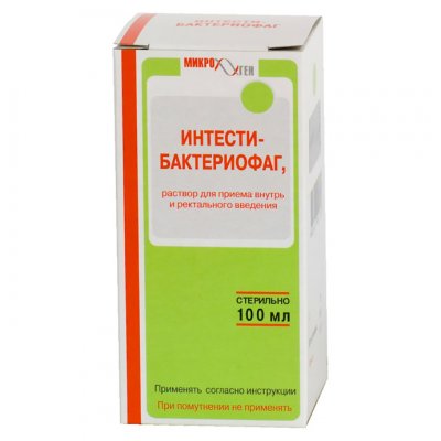 Купить интести-бактериофаг, раствор для приема внутрь и ректального введения, флакон 100мл в Балахне