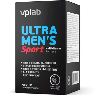 Купить vplab ultra men's sport капсулы, 90 шт бад в Балахне
