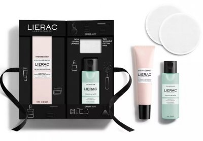 Купить lierac (лиерак) hydragenist набор крем для контура глаз увлажняющий, 15мл+мицеллярная вода, 50мл в Балахне