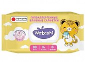 Купить watashi (ваташи) салфетки влажные для детей с д-пантенолом 0+ 80 шт. в Балахне