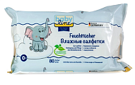 Купить babyline (бэбилайн) салфетки влажные 80 шт в Балахне