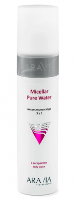 Купить aravia (аравиа) мицеллярная вода 3в1 с экстрактом готу кола, 250мл в Балахне