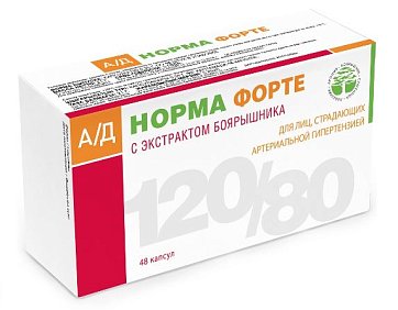 АД-Норма Форте, капсулы массой 350 мг, 48 шт БАД