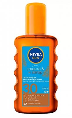 Купить nivea (нивея) sun масло-спрей солнцезащитное для загара, 200мл spf30 в Балахне