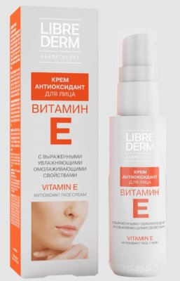 Купить librederm витамин е (либридерм) крем-антиоксидант для лица, 50мл в Балахне