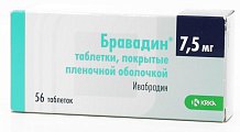 Купить бравадин, таблетки, покрытые пленочной оболочкой 7,5мг, 56 шт в Балахне