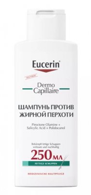Купить eucerin dermo capillaire (эуцерин) шампунь-гель против перхоти 250 мл в Балахне