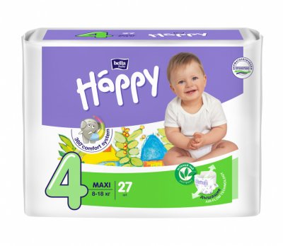 Купить bella baby happy (белла) подгузники 4 макси 8-18кг 27 шт в Балахне