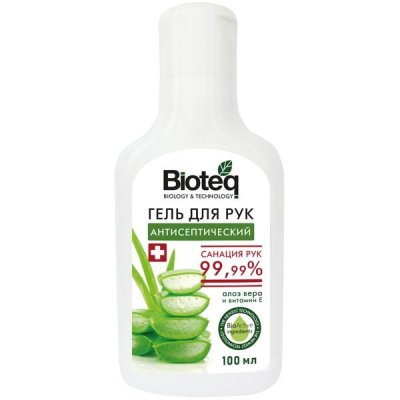 Купить bioteq (биотек) гель для рук антисептический с экстрактом алоэ вера и витамином е, 170 мл в Балахне