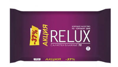 Купить relux (релюкс) салфетки влажные освежающие 72шт в Балахне