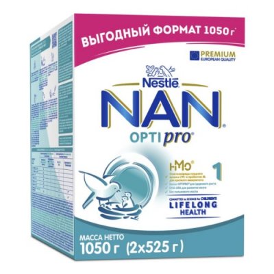 Купить nan optipro 1 (нан) смесь сухая для детей с рождения, 1050г в Балахне
