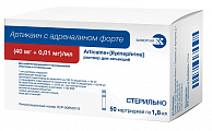 Купить артикаин с адреналином форте, раствор для инъекций 40мг/мл+0,01мг/мл картридж 1,8мл 50шт в Балахне