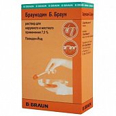 Купить браунодин б.браун, раствор для местного и наружного применения 7,5%, флакон 100мл в Балахне
